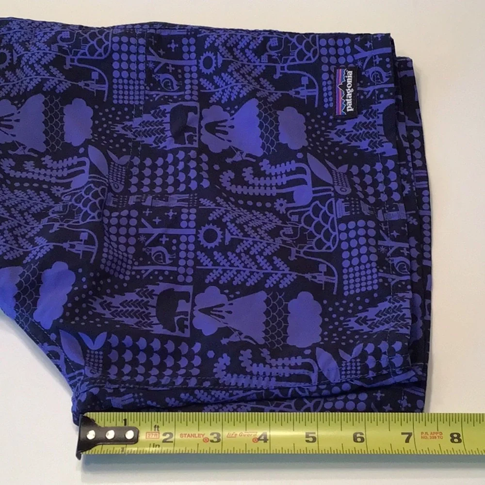 Patagonia Baggies EUC Swim Shorts Trunks Bathing 7” Lined Boys‎
